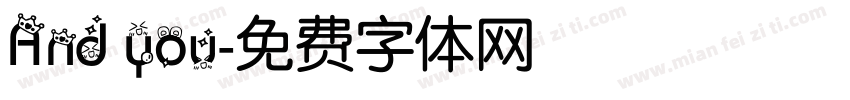 And you字体转换